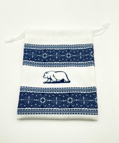 digitally printed polyester canvas drawstring bags