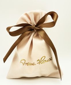 Velvet bag ribbon drawstring